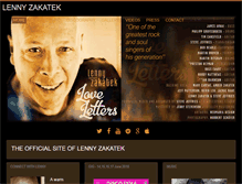 Tablet Screenshot of lennyzakatek.co.uk